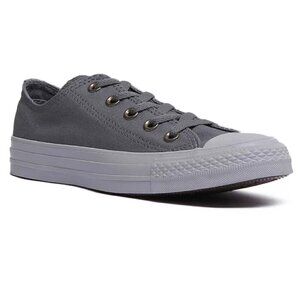 Converse Women's Size 8 Light Gray Canvas Chuck Taylor All Star Sneakers